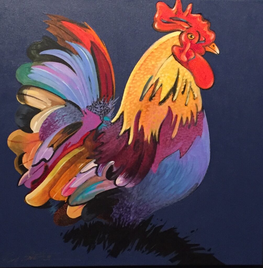 colorful rooster