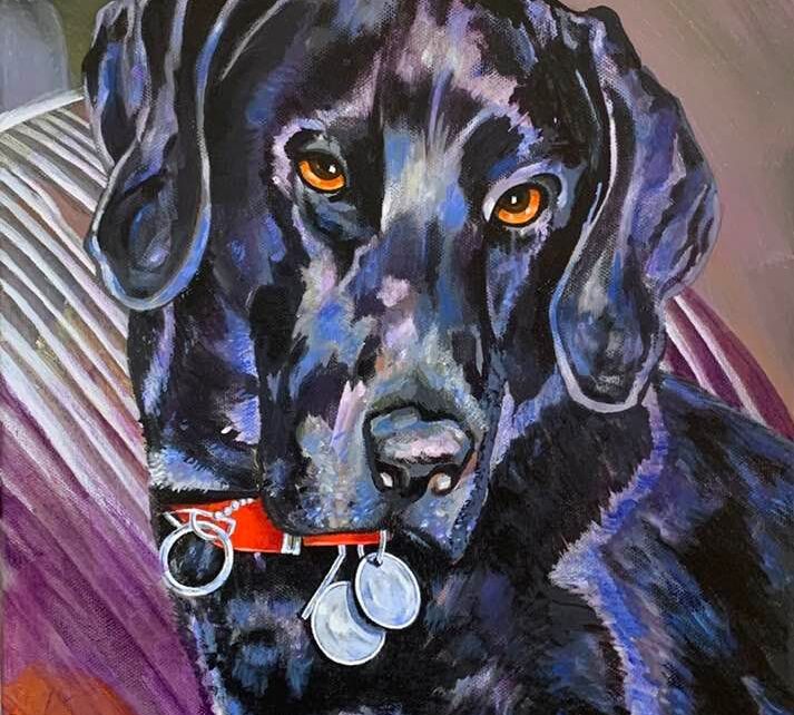 dog paintings